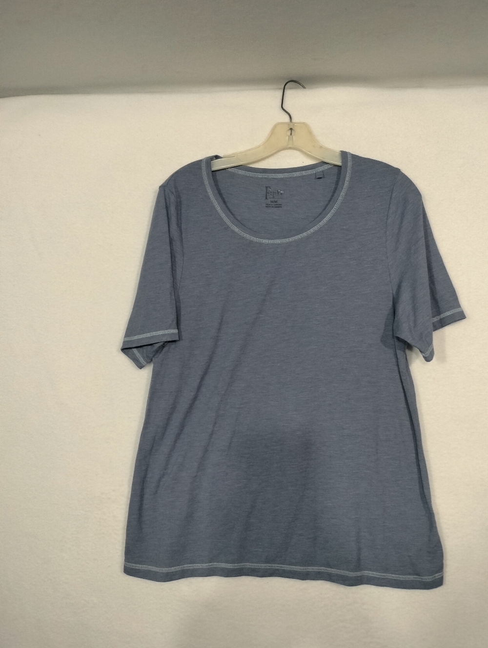 Felina Heather Blue Crew Neck Tee